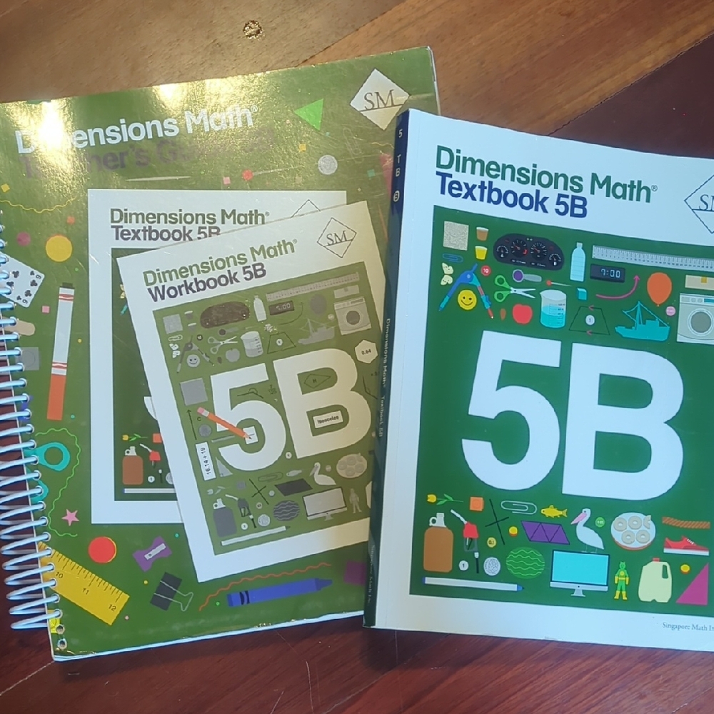 Textbook and Workbook Set 5B - Green